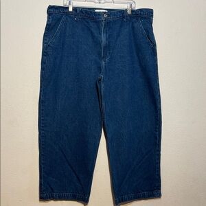 Abercrombie & Fitch  Blue Jeans High Rise Wide Leg Blue Jeans Size 18